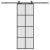 Ușă glisantă cu set de feronerie neagră 76x205 cm Sticlă ESG GartenMobel Dekor