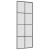 Ușă glisantă cu set de feronerie neagră 76x205 cm Sticlă ESG GartenMobel Dekor