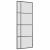 Ușă glisantă cu set de feronerie neagră 76x205 cm Sticlă ESG GartenMobel Dekor