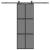 Ușă glisantă cu set feronerie neagră 76x205cm sticlă securizată GartenMobel Dekor