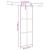 Ușă glisantă cu set feronerie neagră 76x205cm sticlă securizată GartenMobel Dekor