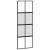 Ușă glisantă cu set feronerie neagră 76x205cm sticlă securizată GartenMobel Dekor