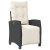 Set de dining pentru grădină 5 piese Rattan PE negru GartenMobel Dekor