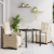 Set de dining pentru grădină, 3 piese, Bej, Poliratan GartenMobel Dekor