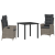 Set de 2 Gri Ratan PE Standard Huse detașabile GartenMobel Dekor