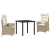 Set de 2 Bej și Crem GartenMobel Dekor