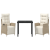 Set de Mobilier pentru Grădină din 3 Piese Bej Ratan Polimeric GartenMobel Dekor