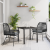 Set de Dining pentru Grădină 3 Piese cu Perne Negru Rattan Polimeric GartenMobel Dekor
