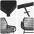 Set de dining de grădină cu 7 piese și perne Negru Rattan polimeric GartenMobel Dekor