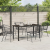 Set de dining pentru grădină 5 piese Poliratan negru GartenMobel Dekor