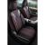 Set Huse Scaune Auto Panda Paris, Negru cu cusatura rosie, 11 piese Automobile ProTravel