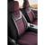 Set Huse Scaune Auto Panda Prestige, Negru-Visiniu, 11 piese Automobile ProTravel