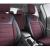 Set Huse Scaune Auto Panda Prestige, Negru-Visiniu, 11 piese Automobile ProTravel