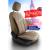 Set Huse Scaune Auto Panda Londra, cu fermoare pentru bancheta rabatabila, bej, 11 piese Automobile ProTravel