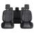 Set Huse Scaune Auto Panda Belek, material textil cu piele ecologica, cu fermoare pentru bancheta rabatabila, gri inchis cu negru, 11 piese Automobile ProTravel