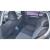 Set Huse Scaune Auto Panda Belek, material textil cu piele ecologica, cu fermoare pentru bancheta rabatabila, gri inchis cu negru, 11 piese Automobile ProTravel