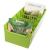 Organizator pentru condimente verde 30x13x8 cm Handy KitchenServ