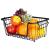 Coș pentru Fructe și Legume Metalic Negru 32x20x13,5cm Handy KitchenServ
