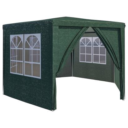 RESIGILAT - Cort Pavilion Hexagonal cu Diametru 4m, 6 Pereti Laterali, Usa si Ferestre pentru Petrecere, Evenimente, Curte sau Gradina