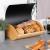 Cutie pentru Pâine din Lemn și Metal Negru 35,5x24,5x15,5 cm Handy KitchenServ