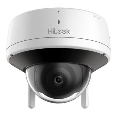 Camera IP Wi-Fi HiLook, EXIR, FULL HD 2MP, Lentila 2.8mm, IR 30m, audio, slot MicroSD, IP66 - IPC-D120HA-D/W(W) SafetyGuard Surveillance