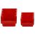 Set rafturi atelier 30 buc. roșu / negru 77x39 cm polipropilenă GartenMobel Dekor
