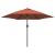 Umbrelă de soare cu LED-uri și stâlp oțel, cărămiziu, 300 cm GartenMobel Dekor