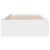 Cadru de pat cu sertare, alb, 90x200 cm, lemn prelucrat GartenMobel Dekor