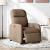 Fotoliu rabatabil electric, maro, material textil GartenMobel Dekor