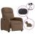 Fotoliu rabatabil electric, maro, material textil GartenMobel Dekor