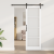 Ușă Glisantă  cu Set de Accesorii 'ORKDAL'Alb 73,5x211 cm, Ușă de Interior  cu Sticlă 'ORKDAL'Alb 73,5x211x4 cm GartenMobel Dekor