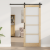 Ușa glisantă  cu set de accesorii 'ORKDAL'83x202 cm, Ușa interioară  cu sticlă 'ORKDAL'83x202x4 cm lemn masiv din pin GartenMobel Dekor