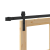 Ușă glisantă  cu set de hardware 'ORKDAL'73.5x211 cm, Ușă interioară  cu sticlă 'ORKDAL'73.5x211x4 cm din lemn masiv de pin GartenMobel Dekor