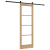 Ușă glisantă  cu set de hardware 'ORKDAL'73.5x211 cm, Ușă interioară  cu sticlă 'ORKDAL'73.5x211x4 cm din lemn masiv de pin GartenMobel Dekor