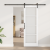 Ușă glisantă  cu set hardware 'ORKDAL'Alb 73.5x211 cm, Ușă interioară  cu sticlă 'ORKDAL'Alb 73.5x211x4 cm GartenMobel Dekor