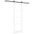 Ușa glisantă  cu set de accesorii 'ORKDAL'Alb 78x232 cm, Ușa interioară  cu geam 'ORKDAL'Alb 78x232x4 cm GartenMobel Dekor