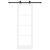 Ușa Glisantă  cu Set Hardware 'ORKDAL'Alb 73.5x211 cm, Ușa de Interior  cu Sticlă 'ORKDAL'Alb 73.5x211x4 cm GartenMobel Dekor