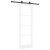 Ușa Glisantă  cu Set Hardware 'ORKDAL'Alb 73.5x211 cm, Ușa de Interior  cu Sticlă 'ORKDAL'Alb 73.5x211x4 cm GartenMobel Dekor