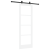 Ușa Glisantă  cu Set Hardware 'ORKDAL'Alb 73.5x211 cm, Ușa de Interior  cu Sticlă 'ORKDAL'Alb 73.5x211x4 cm GartenMobel Dekor