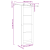 Ușa Glisantă  cu Set Hardware 'ORKDAL'Alb 73.5x211 cm, Ușa de Interior  cu Sticlă 'ORKDAL'Alb 73.5x211x4 cm GartenMobel Dekor