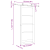 Ușa Glisantă  cu Set de Hardware "ORKDAL" 86x198.5 cm, Ușa Interioară  cu Sticlă "ORKDAL" 86x198.5x4 cm Lemn Masiv de Pin GartenMobel Dekor