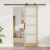 Ușa glisantă  cu set de accesorii "ORKDAL" 73.5x211 cm, Ușa interioară  cu sticlă "ORKDAL" 73.5x211x4 cm din Lemn Solid de Pin GartenMobel Dekor