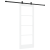 Ușă glisantă  cu set hardware 'ORKDAL'alb 78x202 cm, Ușă interior  cu sticlă 'ORKDAL'alb 78x202x4 cm GartenMobel Dekor