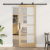 Ușa glisantă  cu set de feronerie 'ORKDAL'83x202 cm, Ușa de interior  cu sticlă 'ORKDAL'83x202x4 cm din lemn masiv de pin GartenMobel Dekor