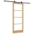 Ușa Glisantă  cu Set de Accesorii "ORKDAL" 86x211 cm, Ușa Interioară  cu Sticlă "ORKDAL" 86x211x4 cm Lemn Solid de Pin GartenMobel Dekor