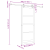 Ușă glisantă  cu set de accesorii 86x211 cm din Lemn Masiv de Pin, Ușă Interioară  cu Sticlă 'ORKDAL'86x211x4 cm din Lemn Masiv de Pin GartenMobel Dekor