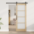 Ușa glisantă  cu set de accesorii 'ORKDAL'73.5 x 198.5 cm, Ușa interioară  cu sticlă 'ORKDAL'73.5 x 198.5 x 4 cm din lemn masiv de pin GartenMobel Dekor