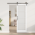 Ușa glisantă  cu set de feronerie "ORKDAL" Alb 73.5x211 cm, Ușa de interior  cu sticlă "ORKDAL" Alb 73.5x211x4 cm GartenMobel Dekor