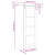 Ușa glisantă  cu set de accesorii 'ORKDAL'78x202 cm, Ușa interioară  cu sticlă 'ORKDAL'78x202x4 cm din lemn solid de pin GartenMobel Dekor
