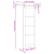 Ușă glisantă  cu set de accesorii "ORKDAL" Alb 78x232 cm, Ușă interioară  cu geam "ORKDAL" Alb 78x232x4 cm GartenMobel Dekor